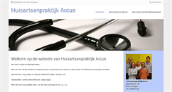 Desktop Screenshot of huisartsenpraktijkarcus.be